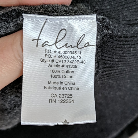 Talula Black and Grey leopard print sweater - Picture 3 of 5